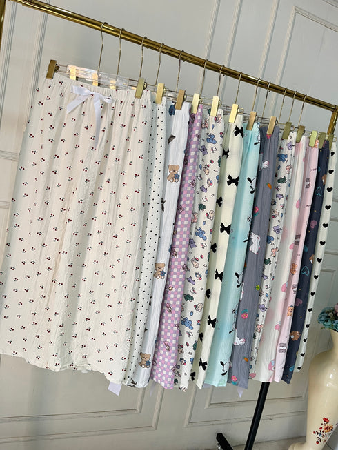 Summer Cute Printed Loose Pyjamas
